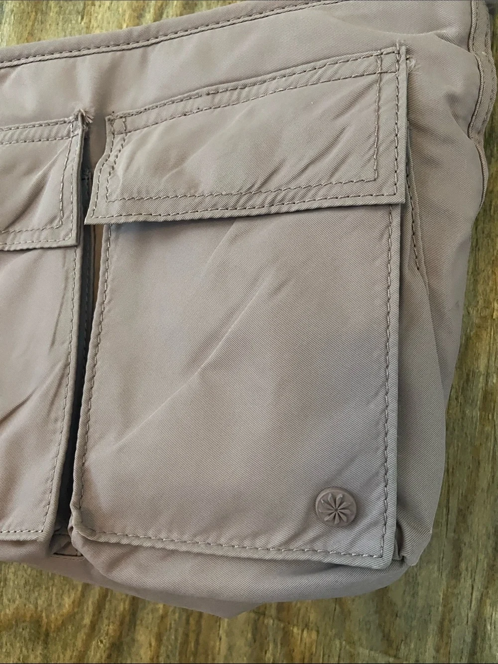 Athleta Mauve Crossbody Messenger Bag